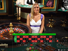 Roulette er populær hos Betinia