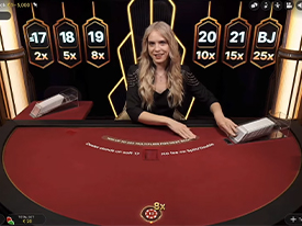 Live blackjack på Campobet