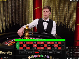 Roulette er populær hos Betinia